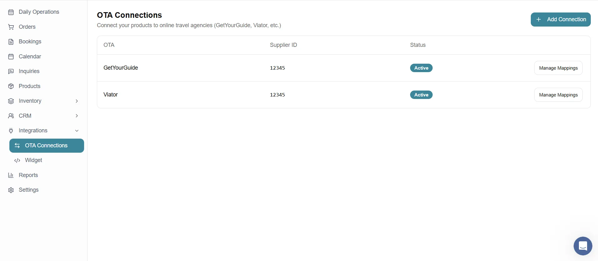 Channel Manager screenshot