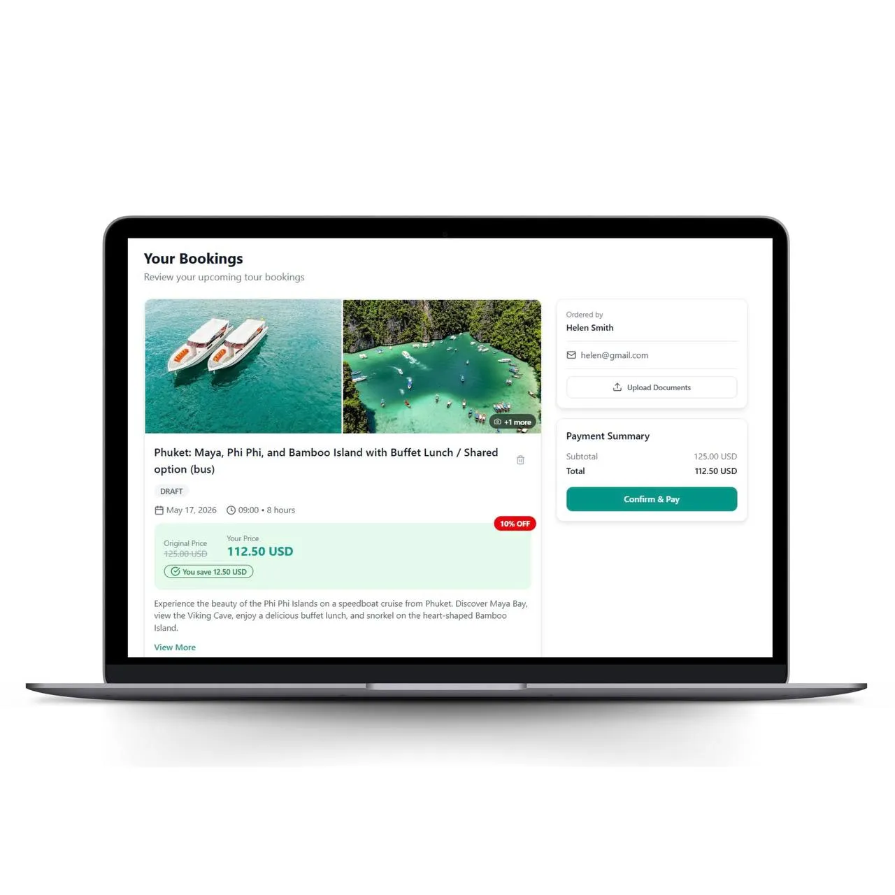 Multiple booking channels feeding a single inventory