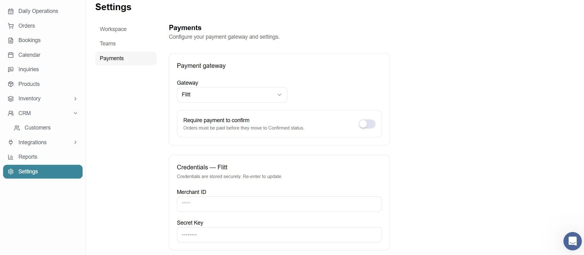 Payment Gateway Integrations screenshot